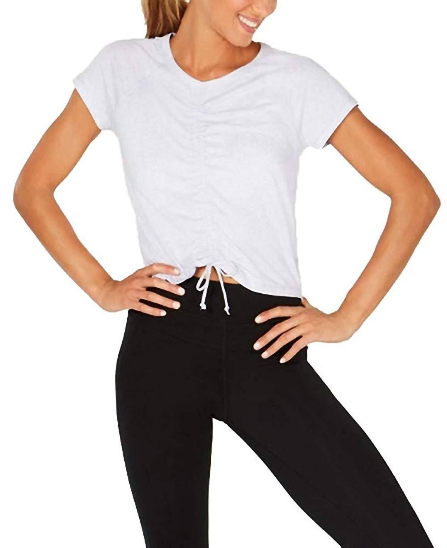 Calvin Klein - Ruched Front Cap Sleeve Top