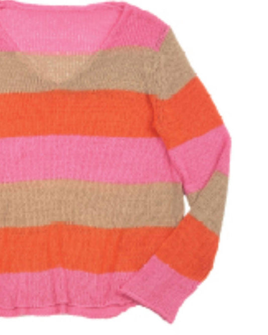 Wooden Ships - Women's Eva Striped Cotton Sweater