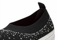Fitflop - Women's Uberknit Ombre Crystal Ballerinas Sneaker Flats