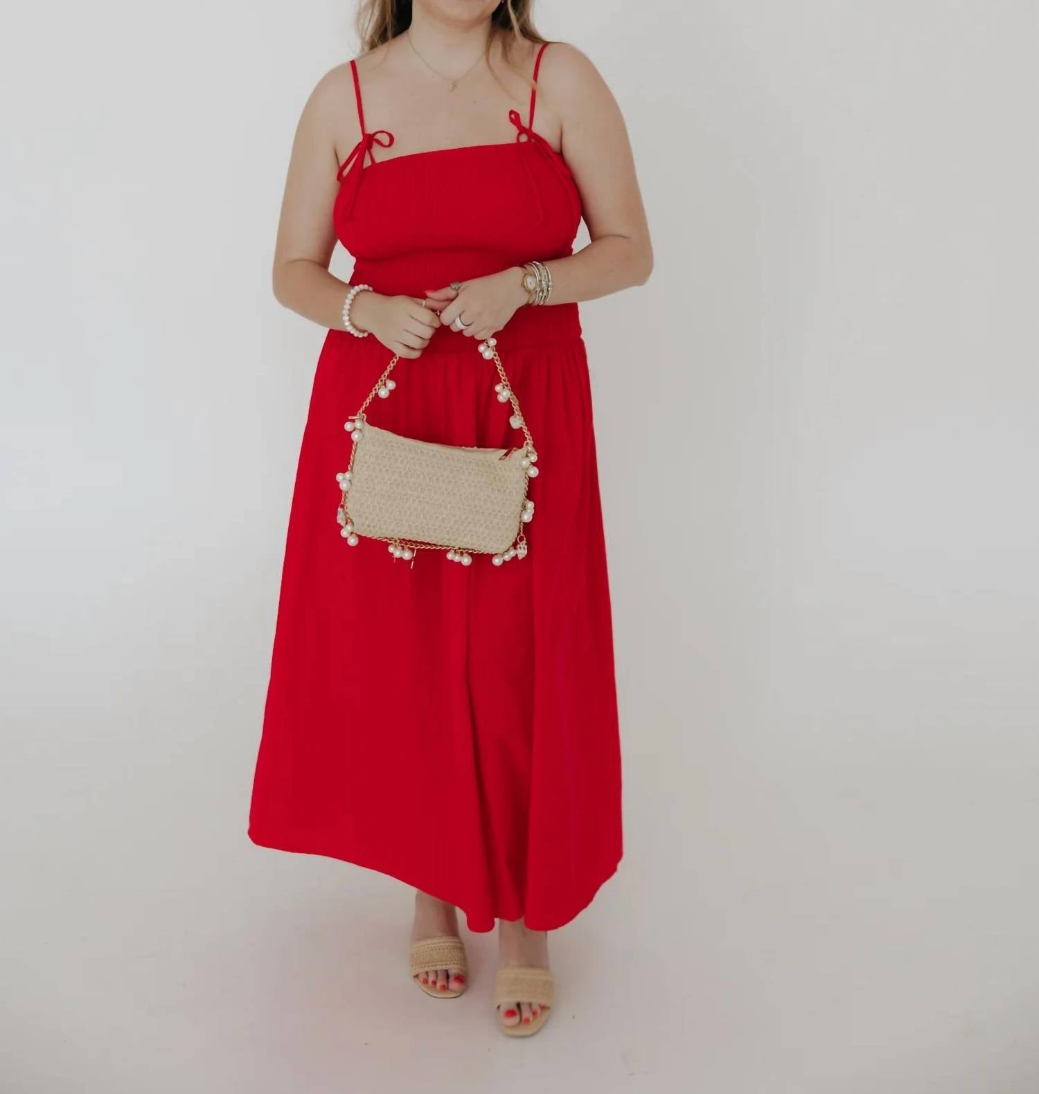 By Together - Sweet Heat Smocked Maxi Dress