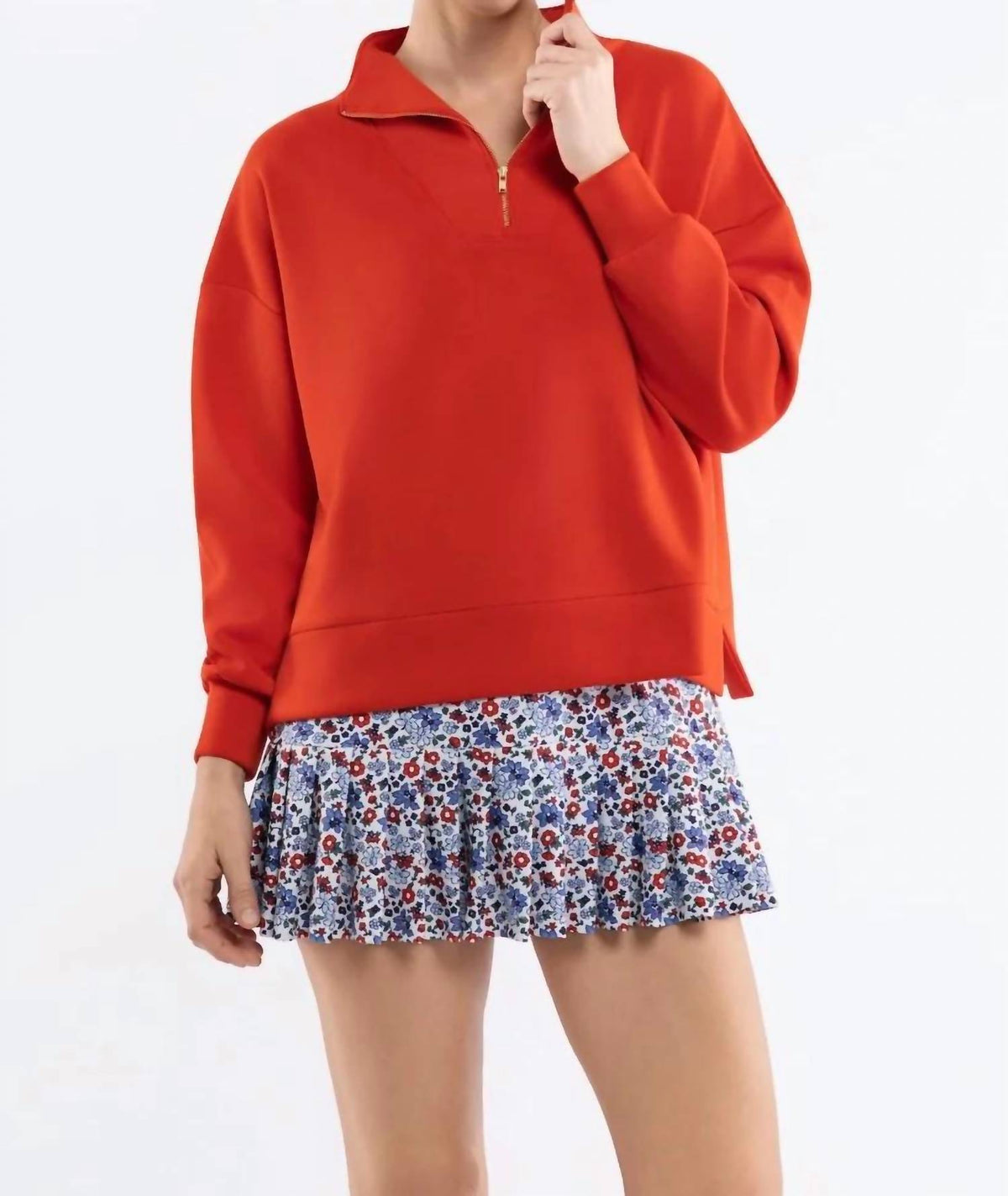 Smith & Quinn - Morgan Quarter Zip Long Sleeve Top