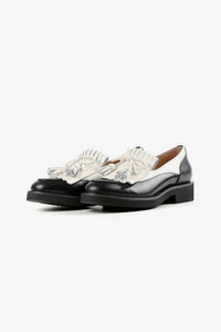 ALL BLACK Women's Kilty Guy Flats in black white - women's flats - detail view