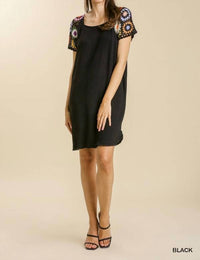 Umgee - Crochet Sleeve Dress