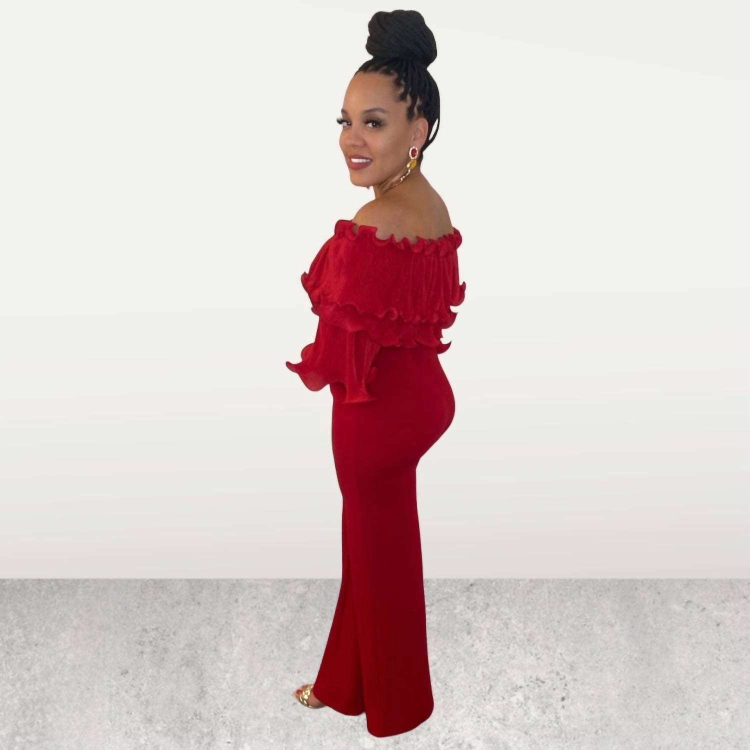 Valentine - Sexy Off Shoulder Jumpsuit