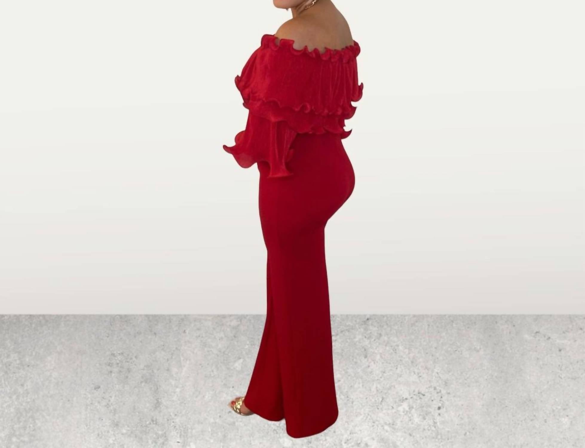 Valentine - Sexy Off Shoulder Jumpsuit