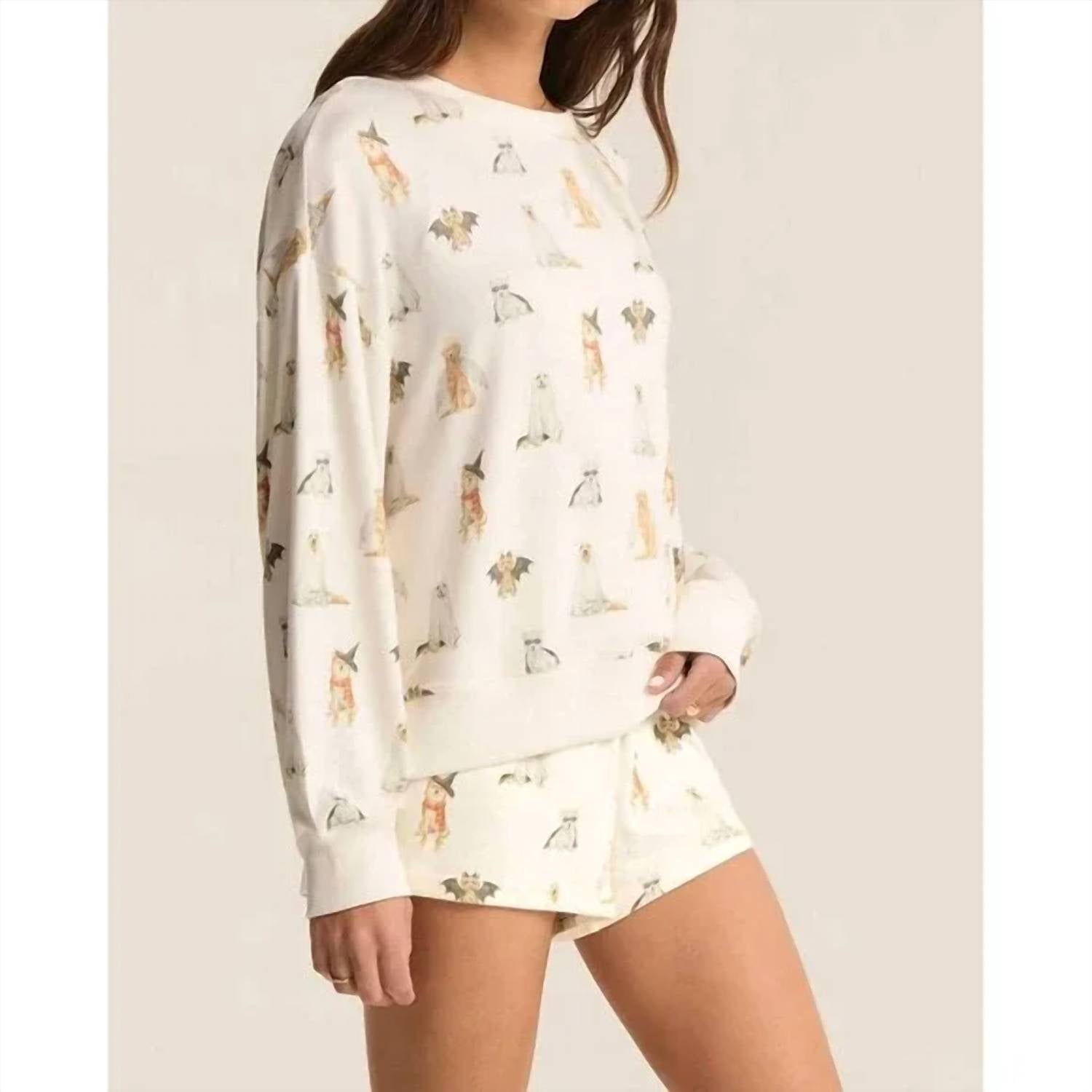 Z Supply - Hey Boo Long Sleeve Top