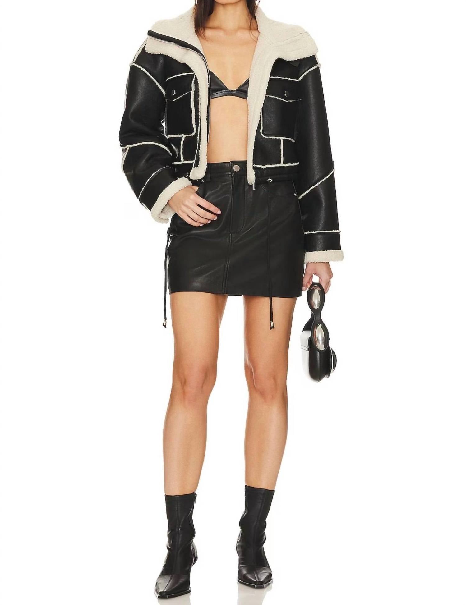 Blanknyc - Leather Mini Skirt