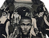 MARQ THE LABEL Men's Tapestry Frank Ocean Sweater in black - men's sweater - detail view
