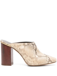 Chloe - Women's Ambre Leather Mules