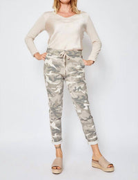 D STYLE SILVER STRIPE CAMO PANTS