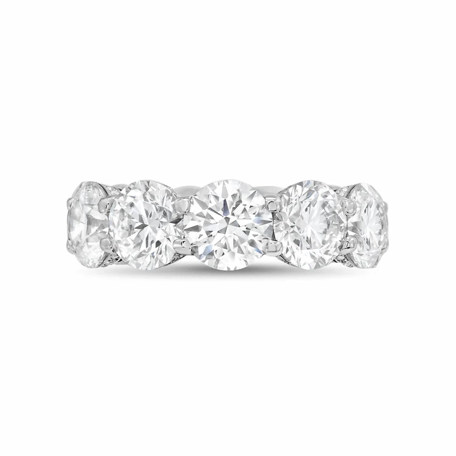 Diana M Jewels - Women's Round Lab-Grown Diamond Eternity Band (15.00 Ct) - Grand