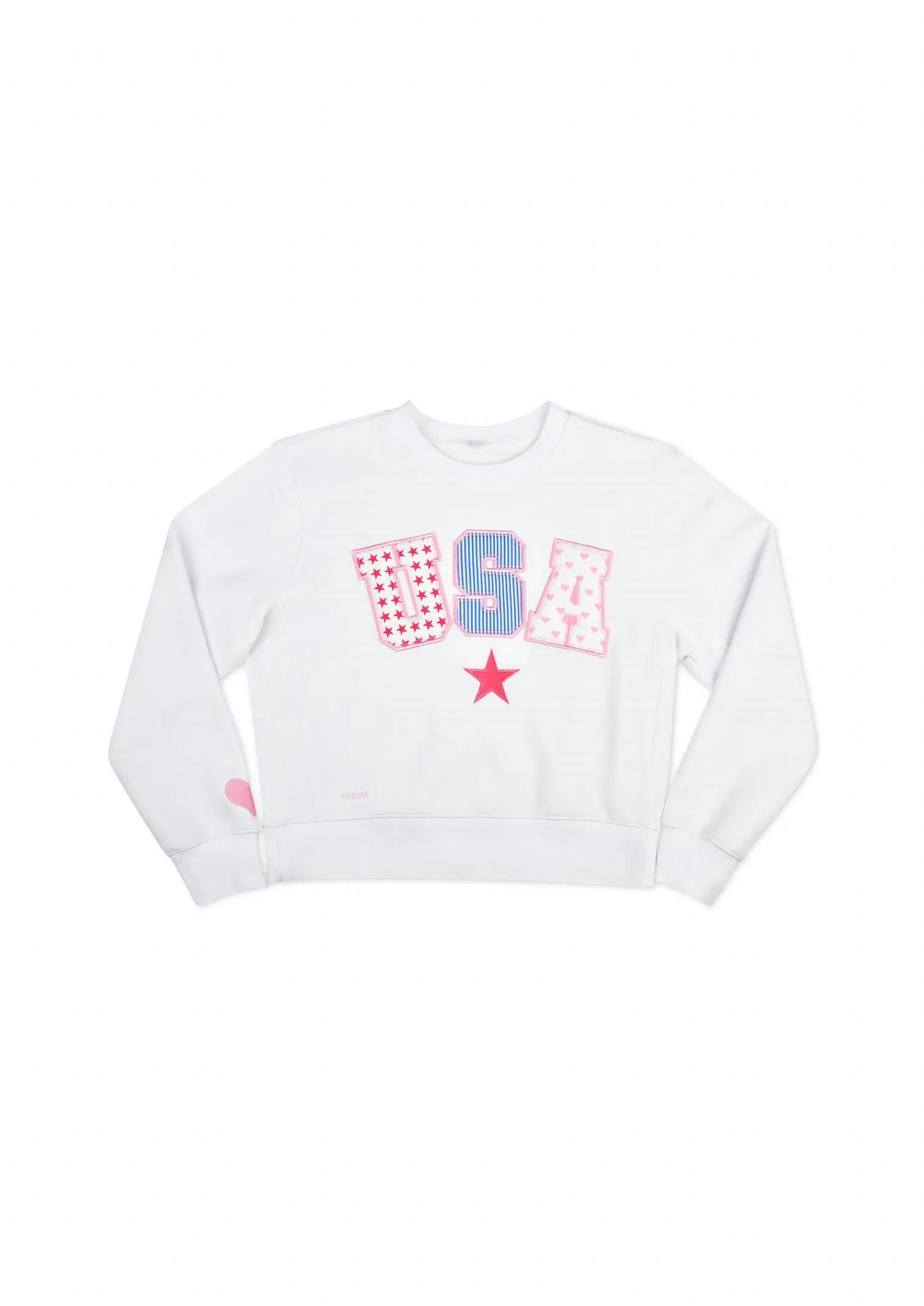 iScream Girls Crewneck Sweatshirt in bunny - kids' shirt - alternate view