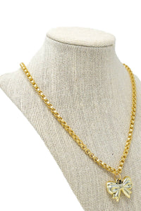 Mary Kathryn Designs - Women's Fancy Girl Ribbon Necklace