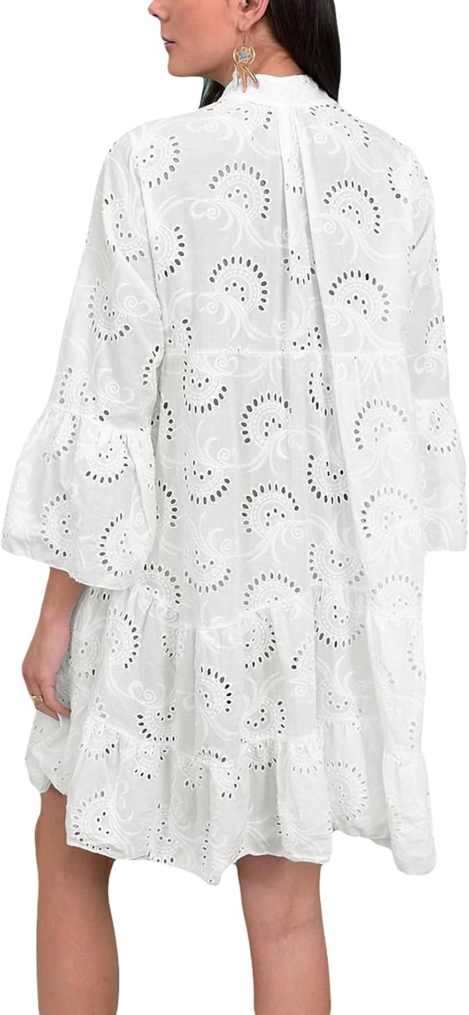 Top It Off - Riley Eyelet Dress