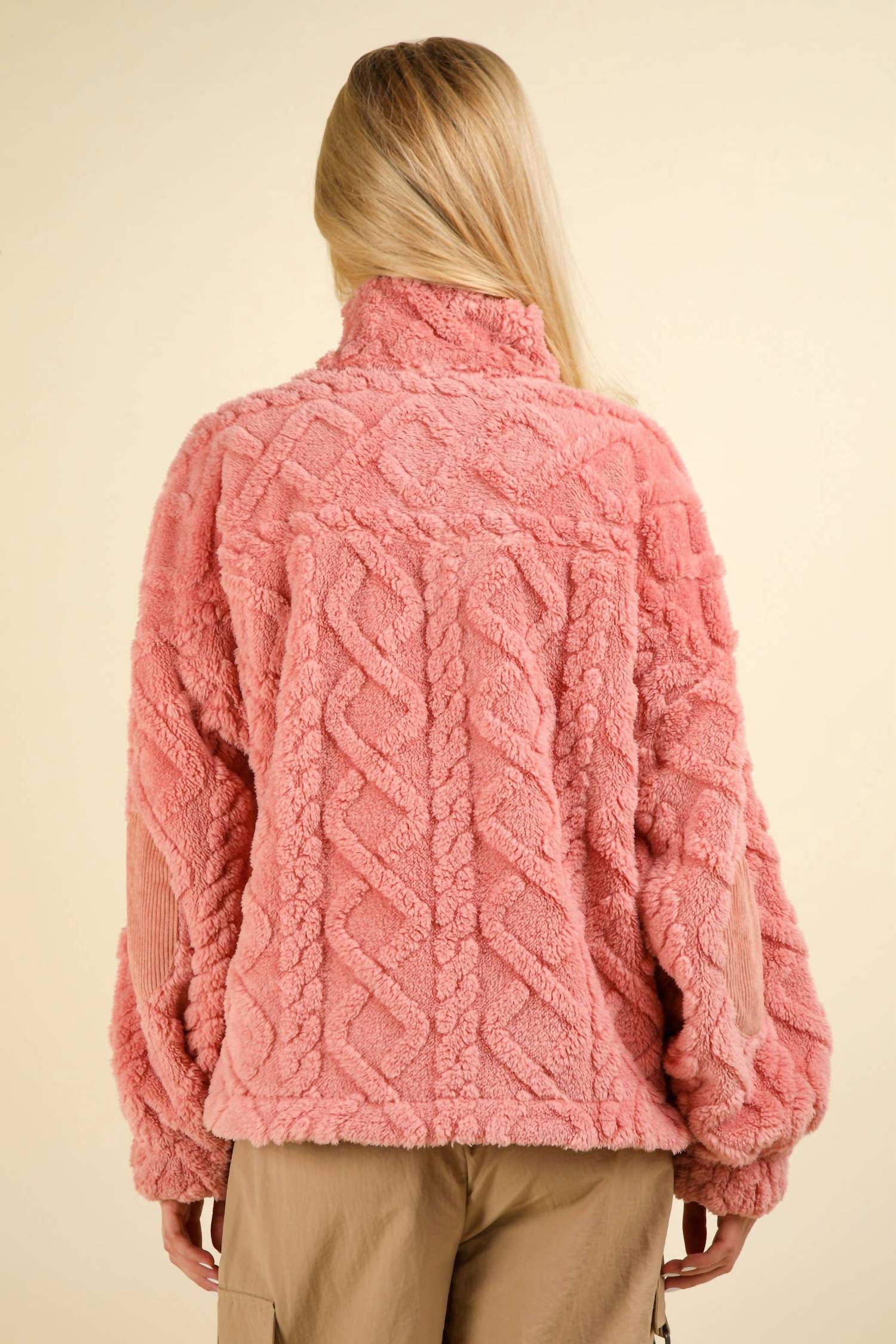 Very J - Pick Me Fuzzy Fleece Sweater Top