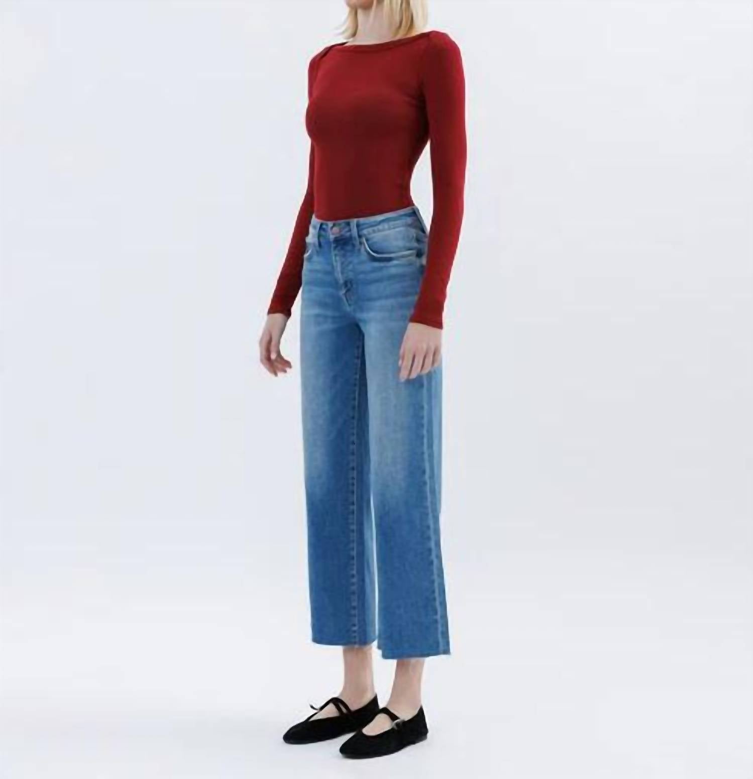 Flying Monkey - Jubilation High Rise Wide Leg Jeans