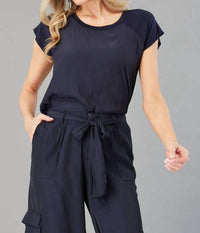 Lola & Sophie - Cap Sleeve Baseball Tee
