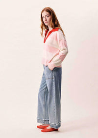 Frnch - Hydralis Striped Polo Sweater