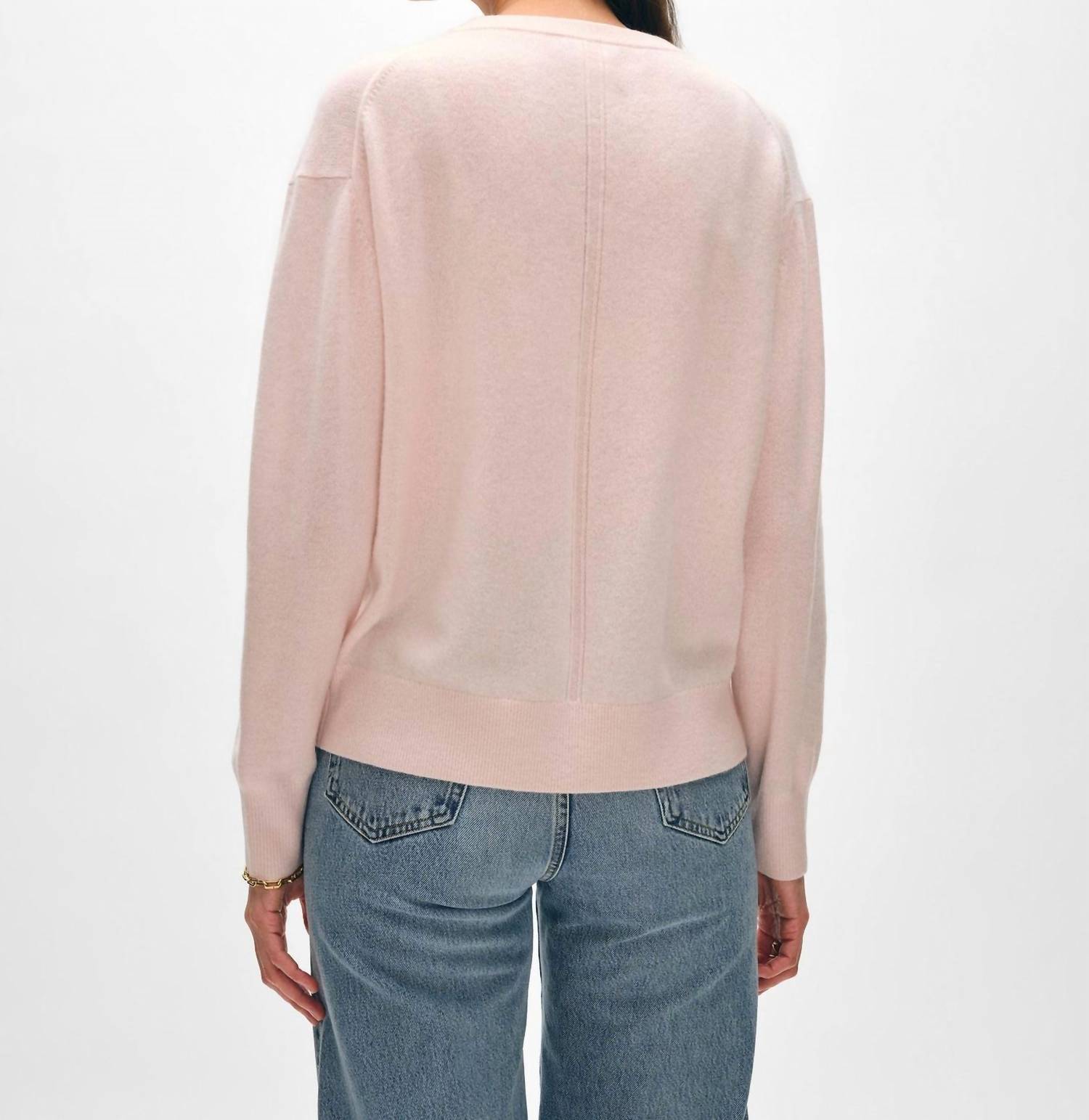 White + Warren - Cashmere Core V-neck Long Sleeve Top