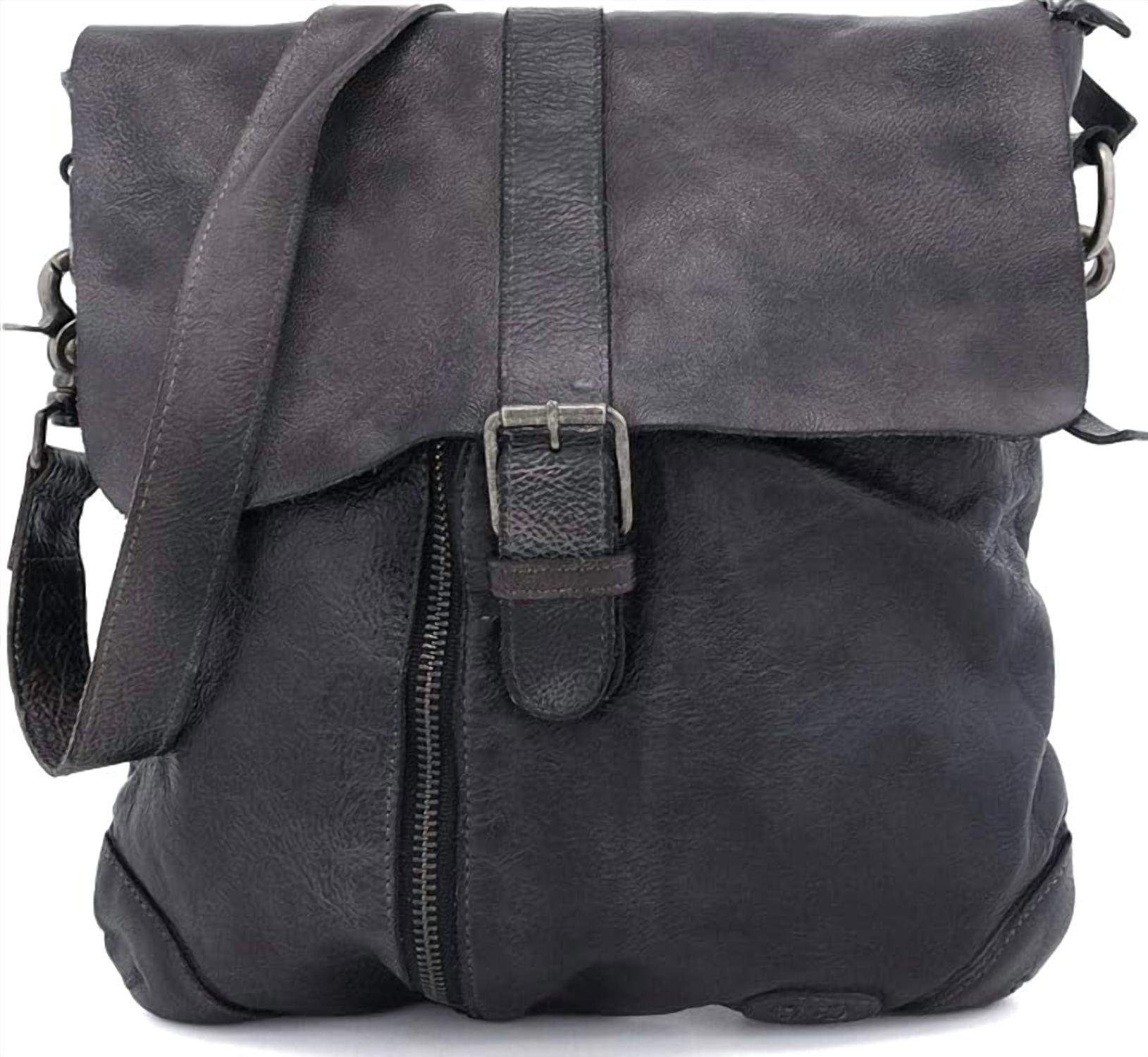 Bedstu - Jack Square Leather Crossbody Bag