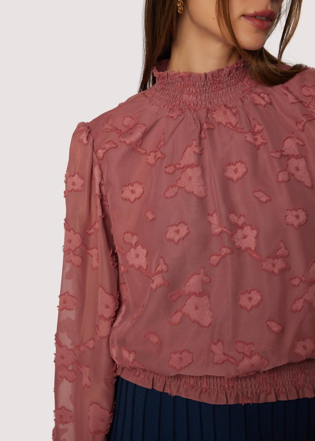 Lost + Wander - Fable Charm Mock Neck Top