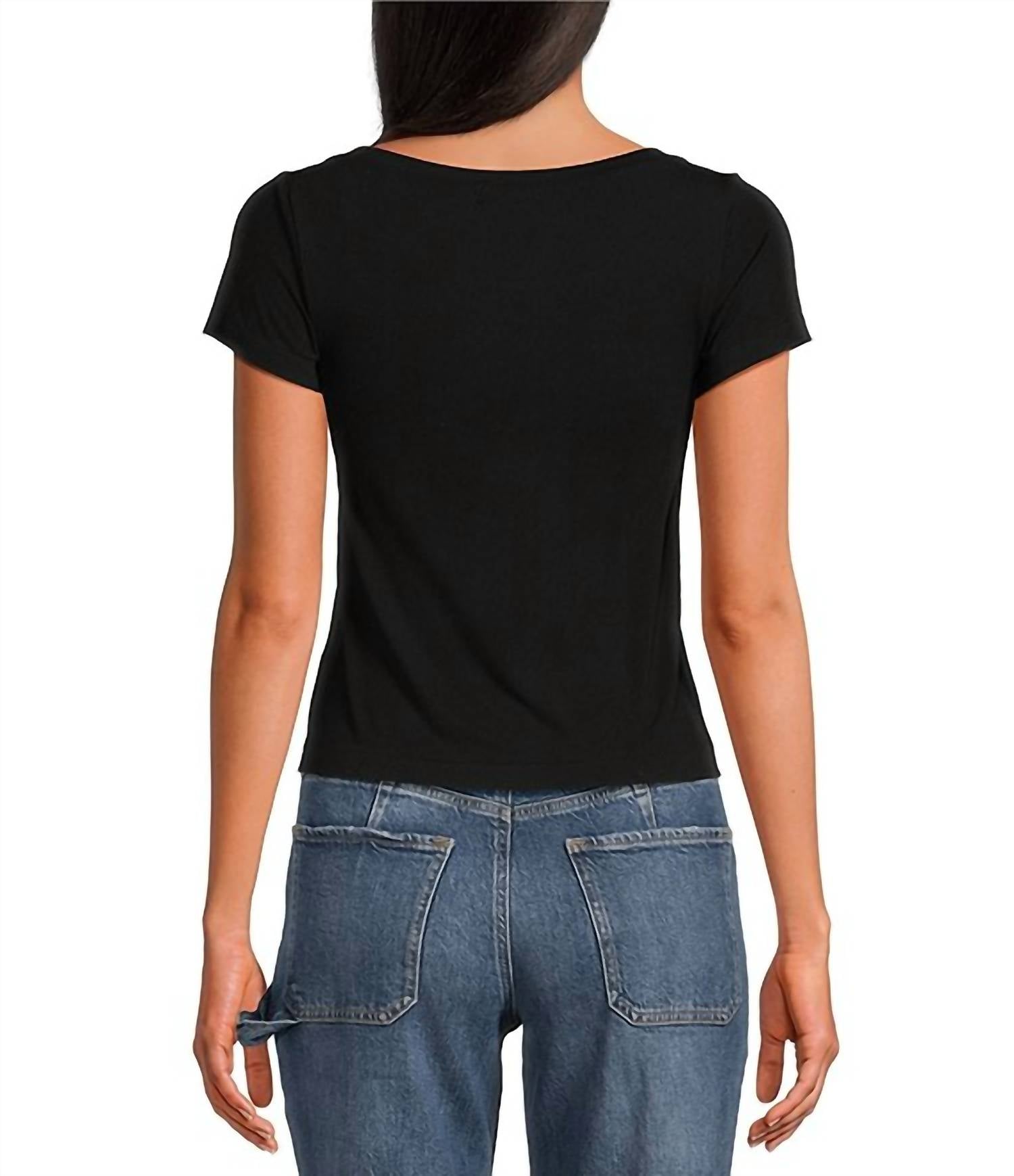 Good American - Boatneck Tee