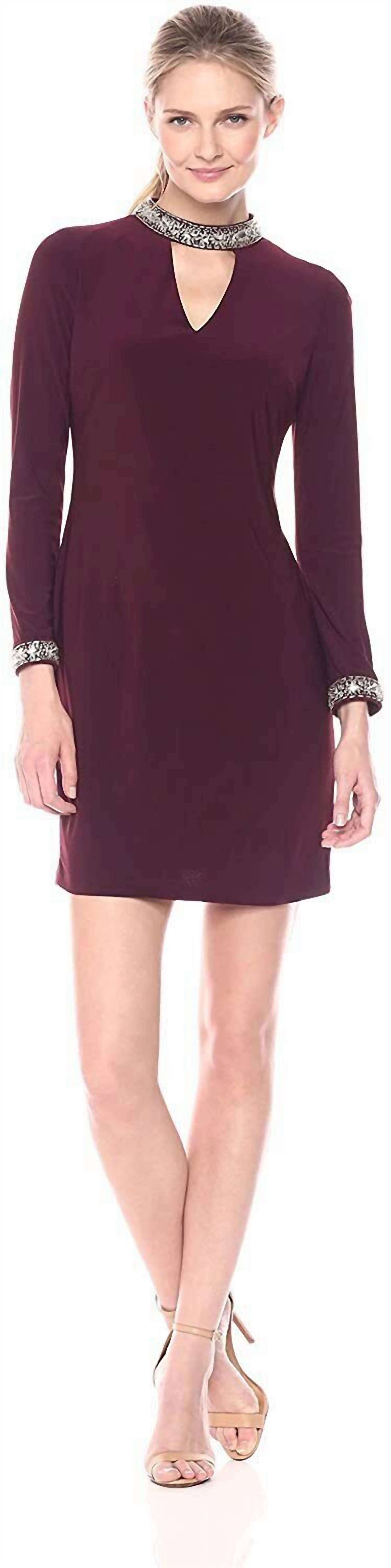 S.L. Fashions - Party Night Out Keyhole Cocktail Dress