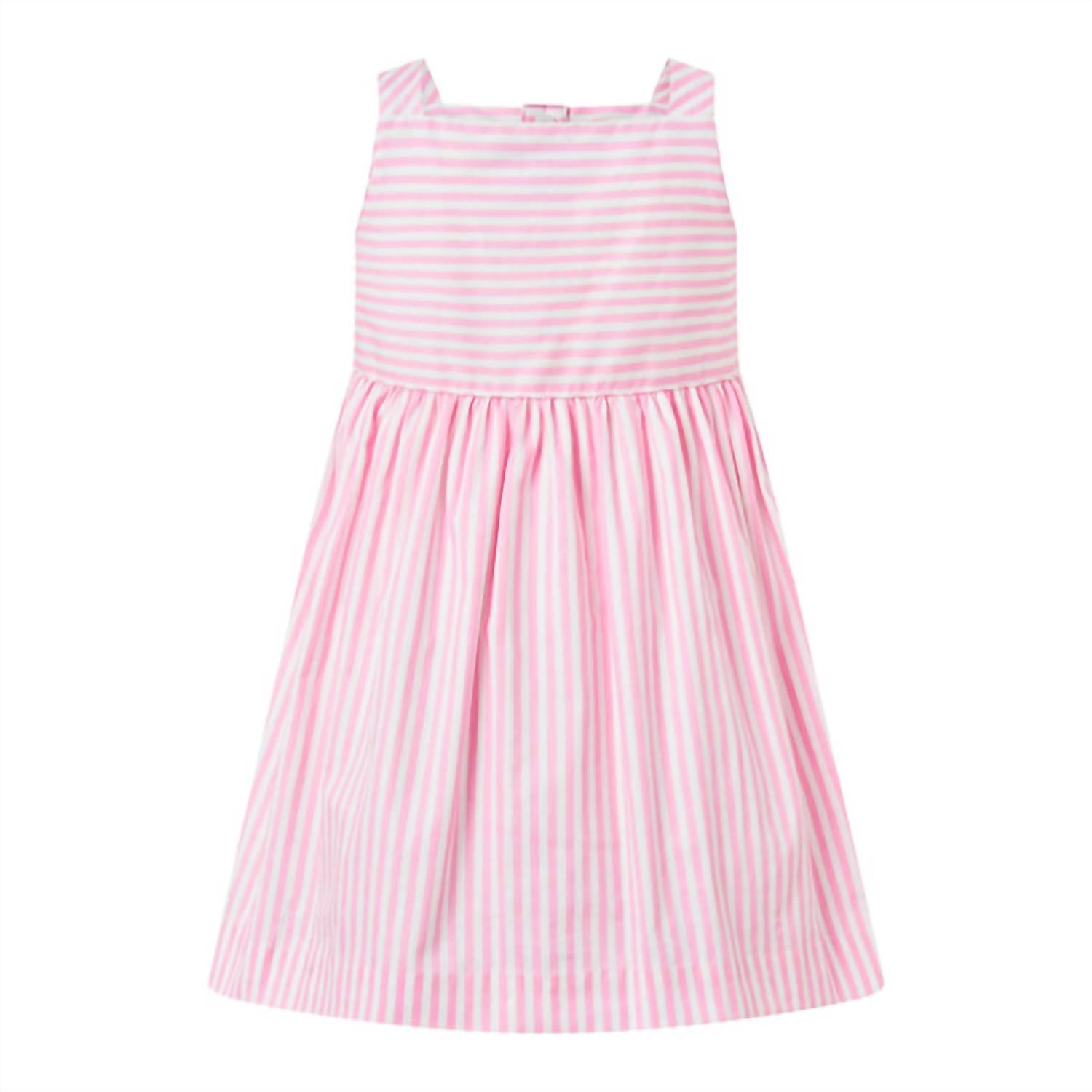 Rachel Riley - Girl's Striped Button Front Sun Dress