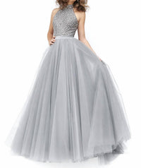 Sherri Hill - Beaded Tulle Ball Gown