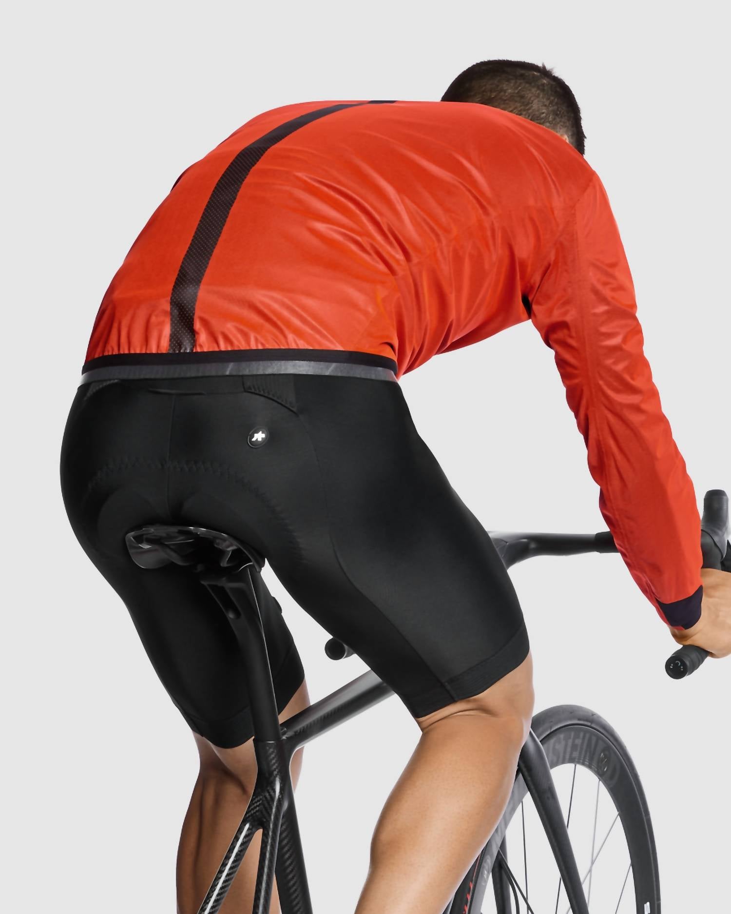 Assos Men's Quipe Targa Riding Rain Jacket in propeller orange - men's jacket - view 7