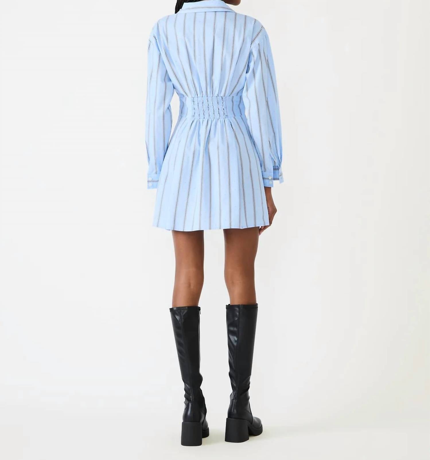 STEVE MADDEN Ariany Dress in blue - women's dress - detail view