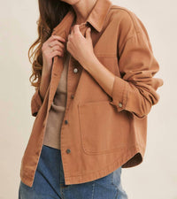 In February - Washed Twill Utility Jacket