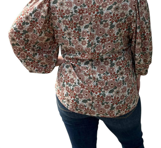 P.S. Kate - Maddison Floral Blouse