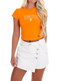 Hype And Vice - Short Sleeve Backless Top