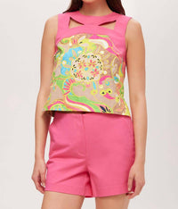 Trina Turk - Bev Sleeveless Cutout Top
