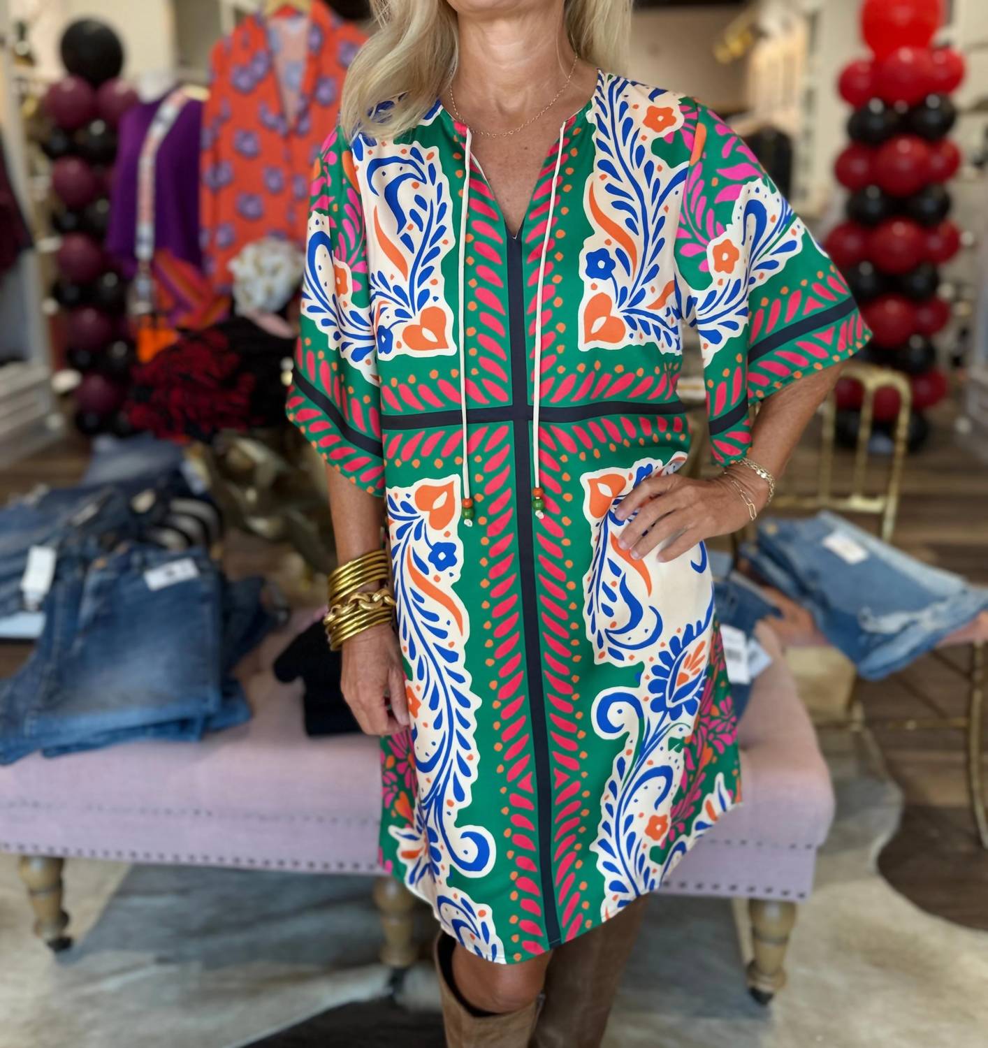 Jade - Melody Tam Kimono Tunic Mini Dress