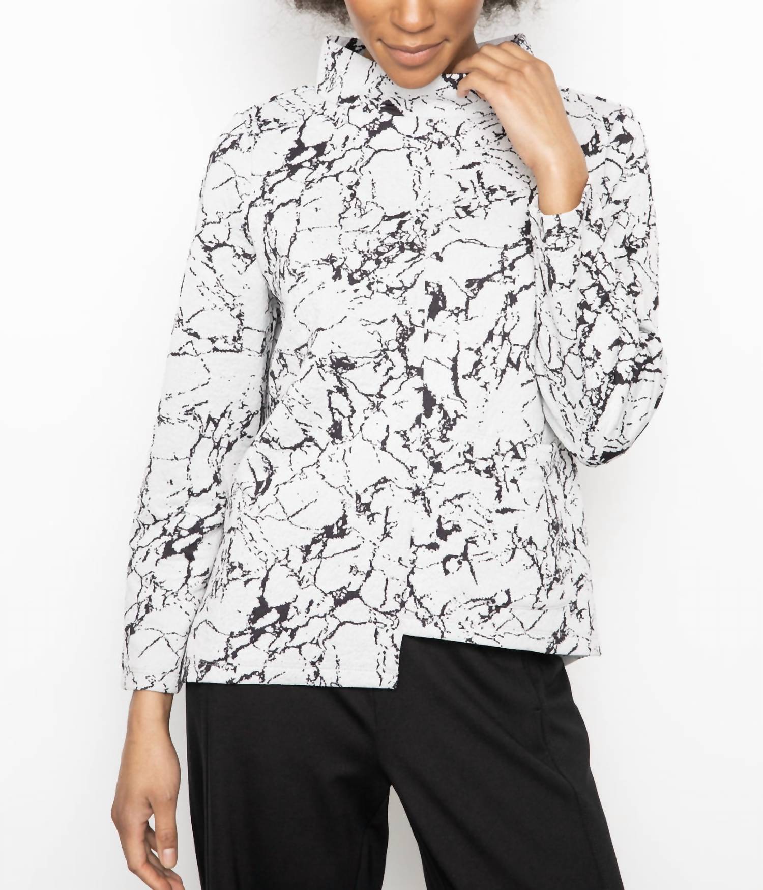 Liv By Habitat - Nouveau Stepped Hem Knit Pullover