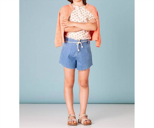 Tocoto Vintage - Tie Waist Denim Shorts