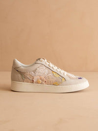 OASIS SOCIETY Women's Sporty Feminine Tammi Sneaker in light grey - women's sneaker