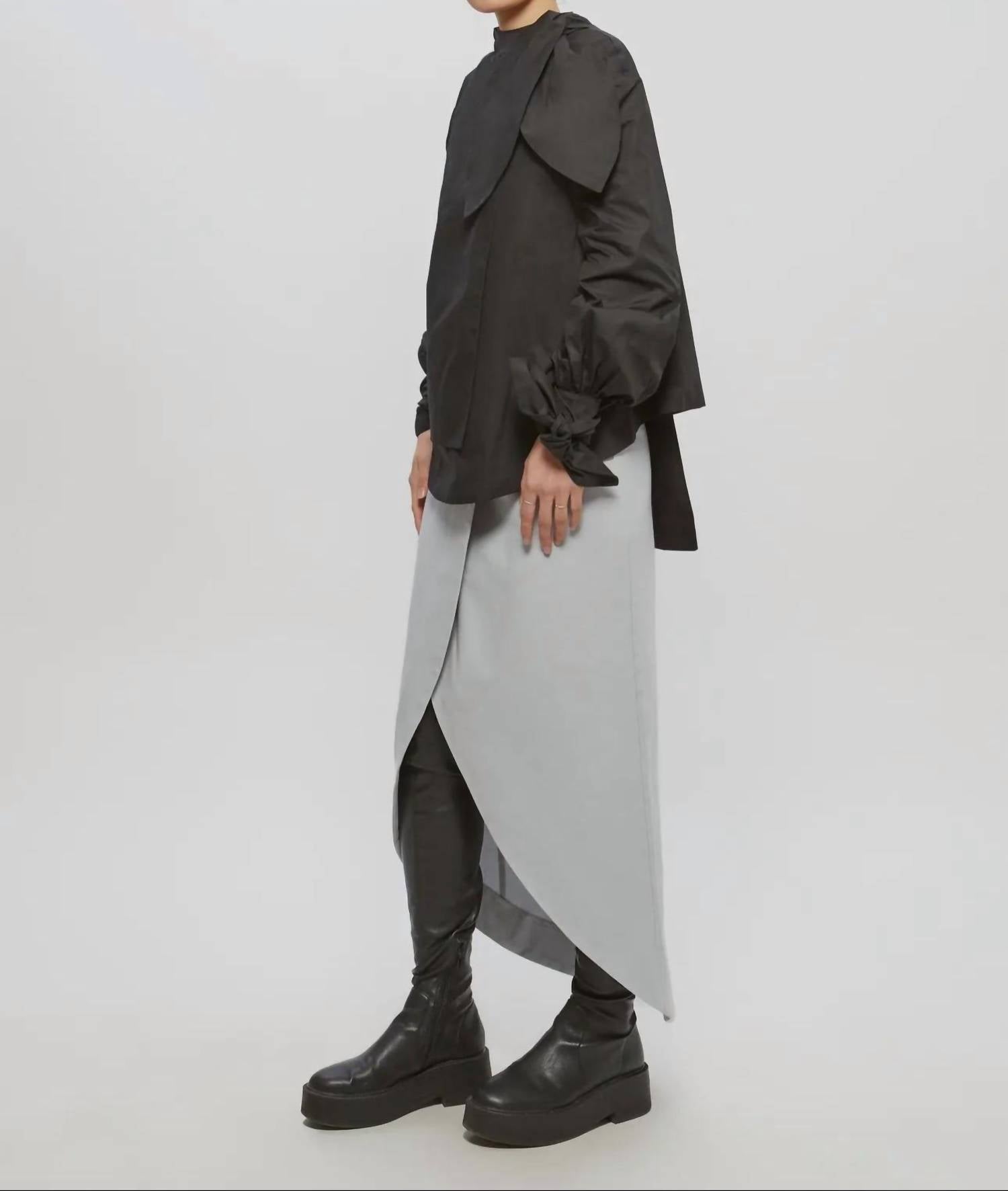 The Sei - Long Sleeve Bow Shirt