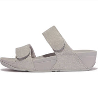 Fitflop - Women's Lulu Adjustable Shimmerlux Slides