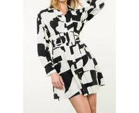 Thml - Amy Long Sleeve Print Dress