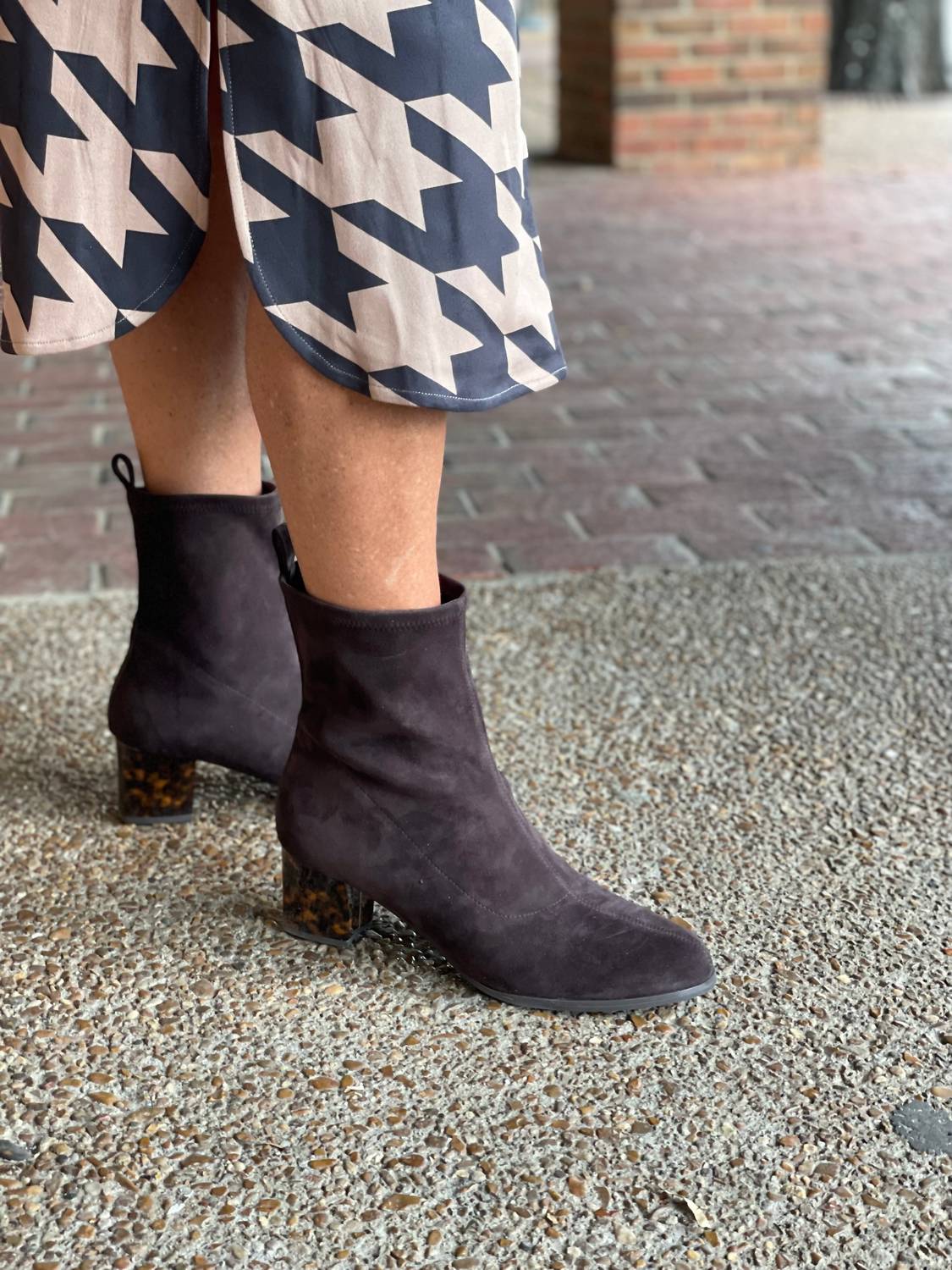 Boho Chic - Print Belted Midi Shirtdress