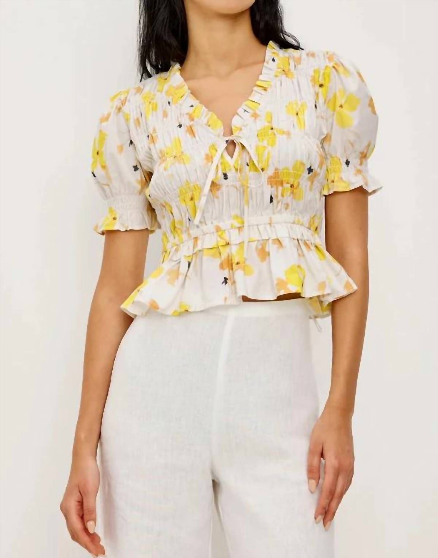 Rails - Fontaine Short Puff Sleeve Top