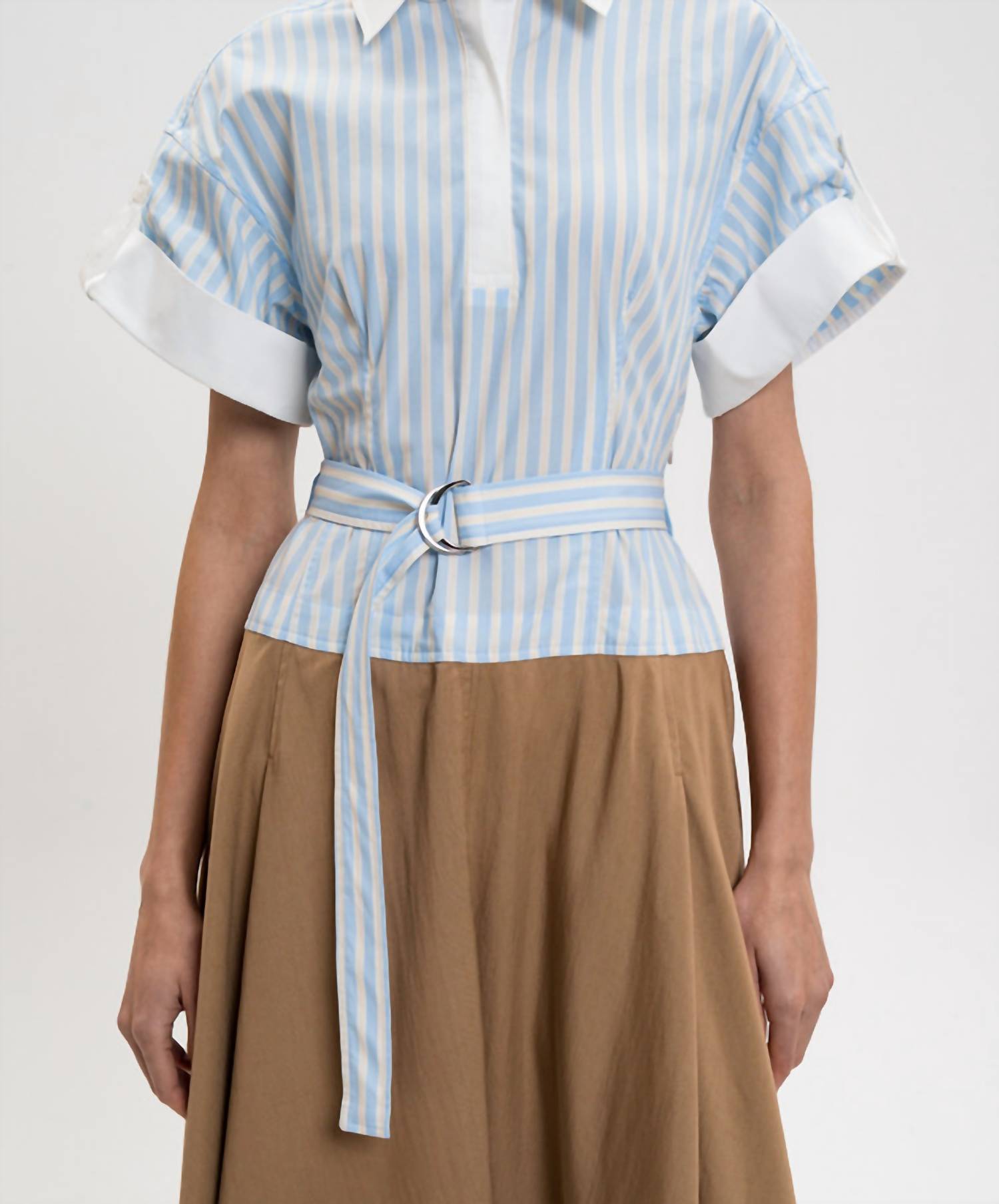 Simkhai - Mylo Midi Combo Shirt Dress