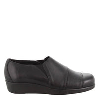 SAS Women's Nora Slip On Loafer in black lizard - women's flats
