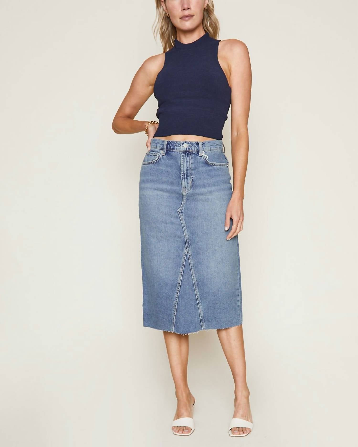 Rails - Highland Denim Skirt
