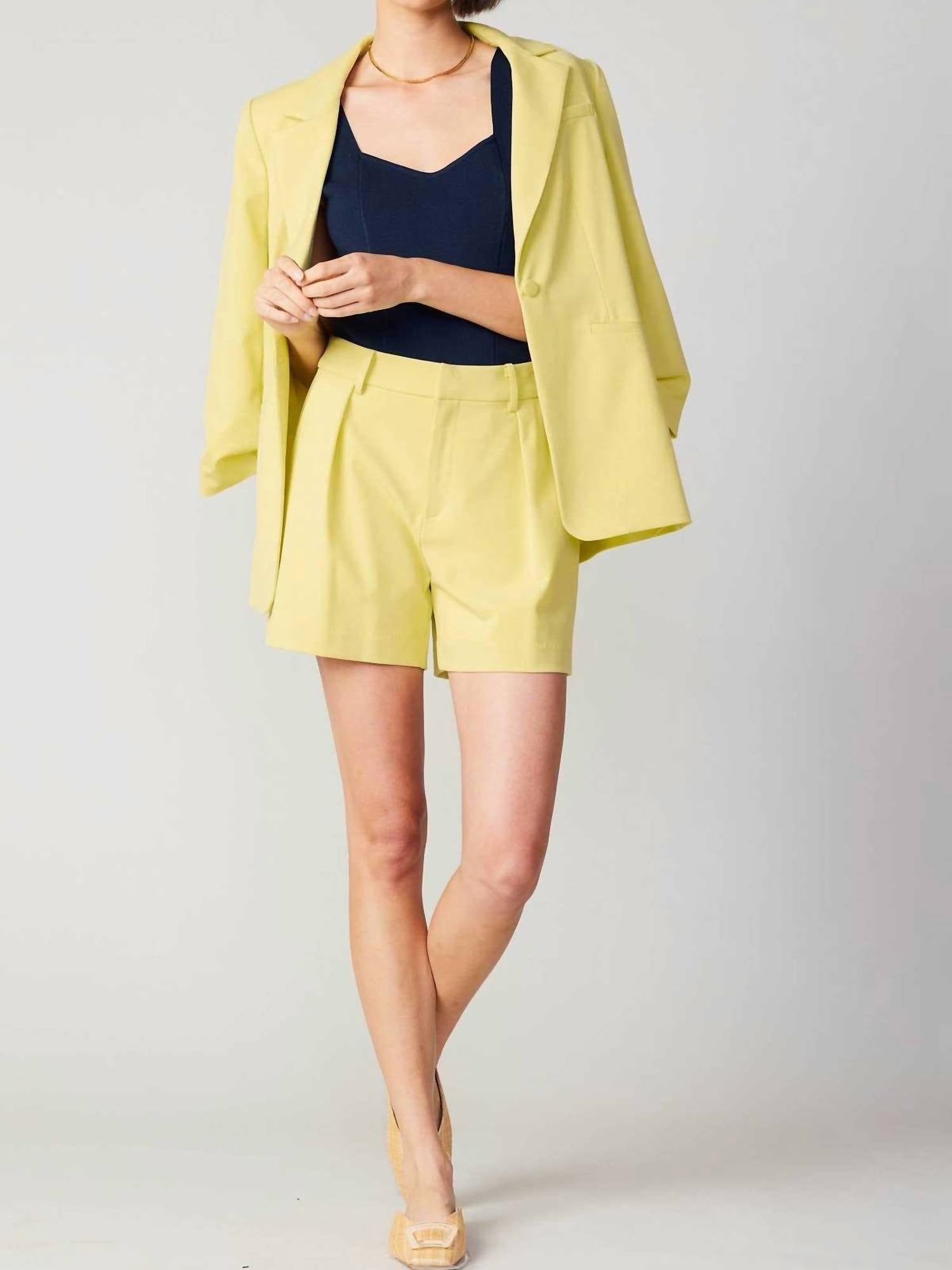 Current Air - Shelby Pintucked Shorts