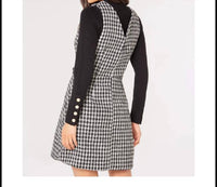 Houndstooth Mini Dress