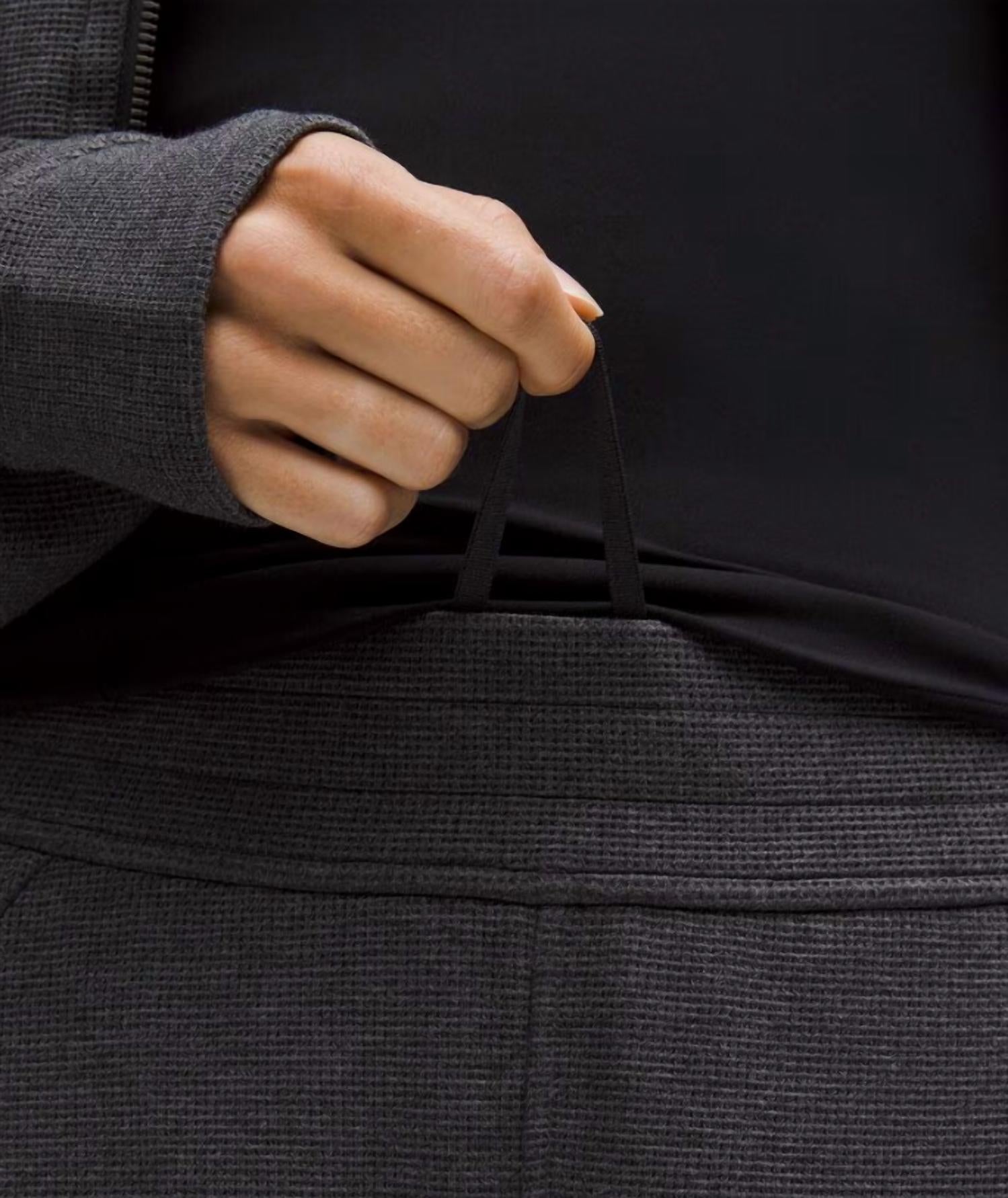Lululemon - Waffle Scuba Mid Rise Wide Leg Pant